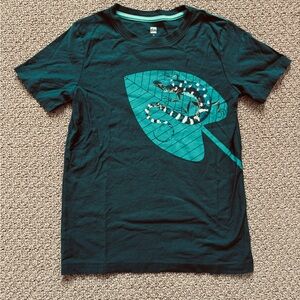 Tea Collection Graphic T-Shirt with Lizard Design